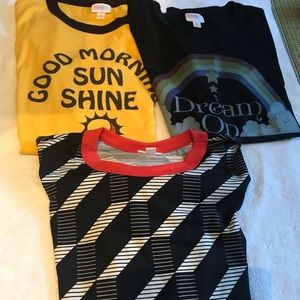 Lot of 3 Liv tees medium